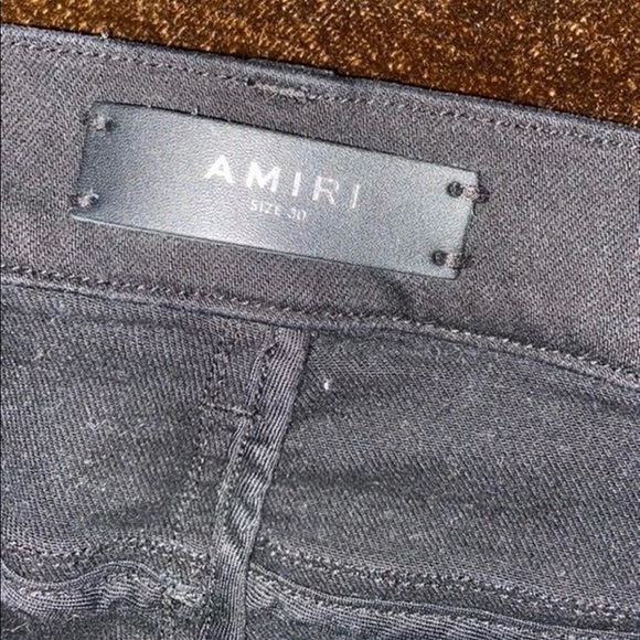 AMIRI RARE all black NWT skinny jeans NWT rare w30 - Picture 14 of 15